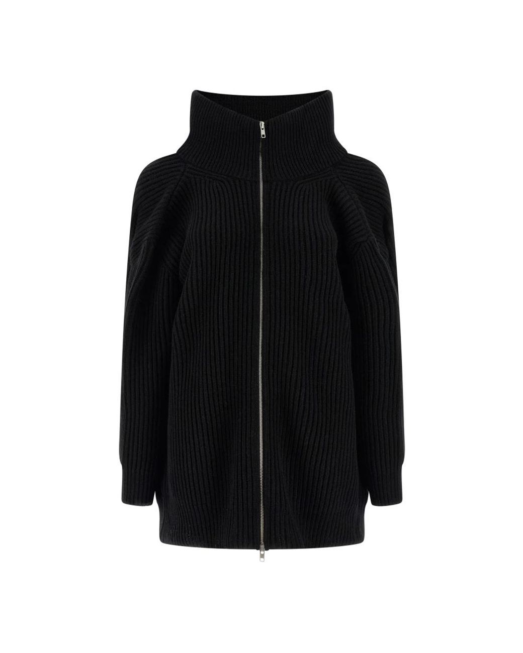 MM6 by Maison Margiela Black Knitted Dresses