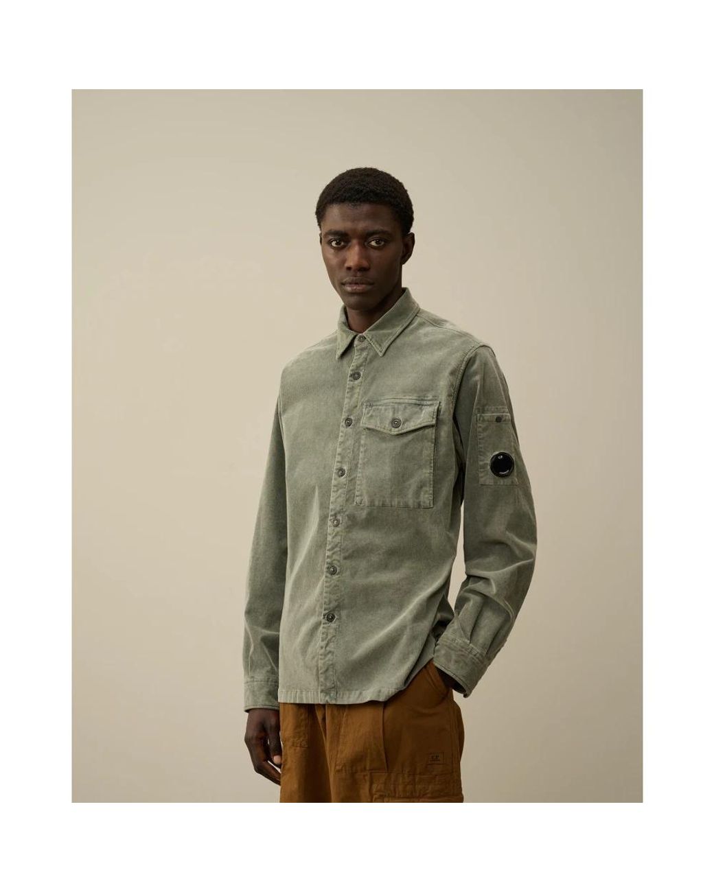 C P Company Green Light Jackets for men