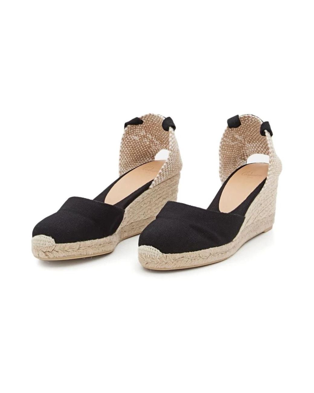 Castaner Black Wedges