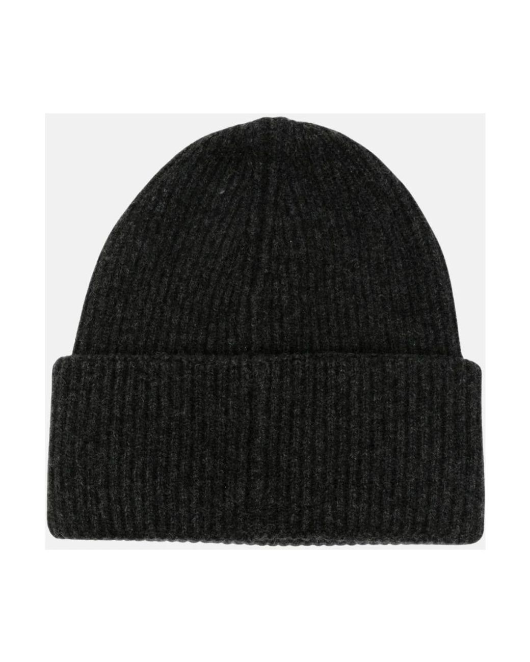 Beanies di Amaranto in Black da Uomo