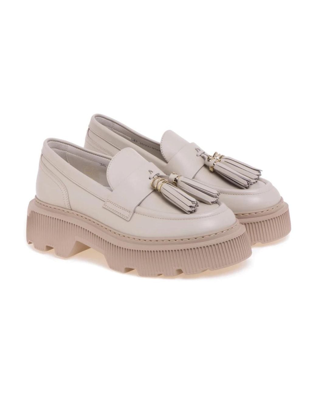 Santoni Pink Tassel Loafer