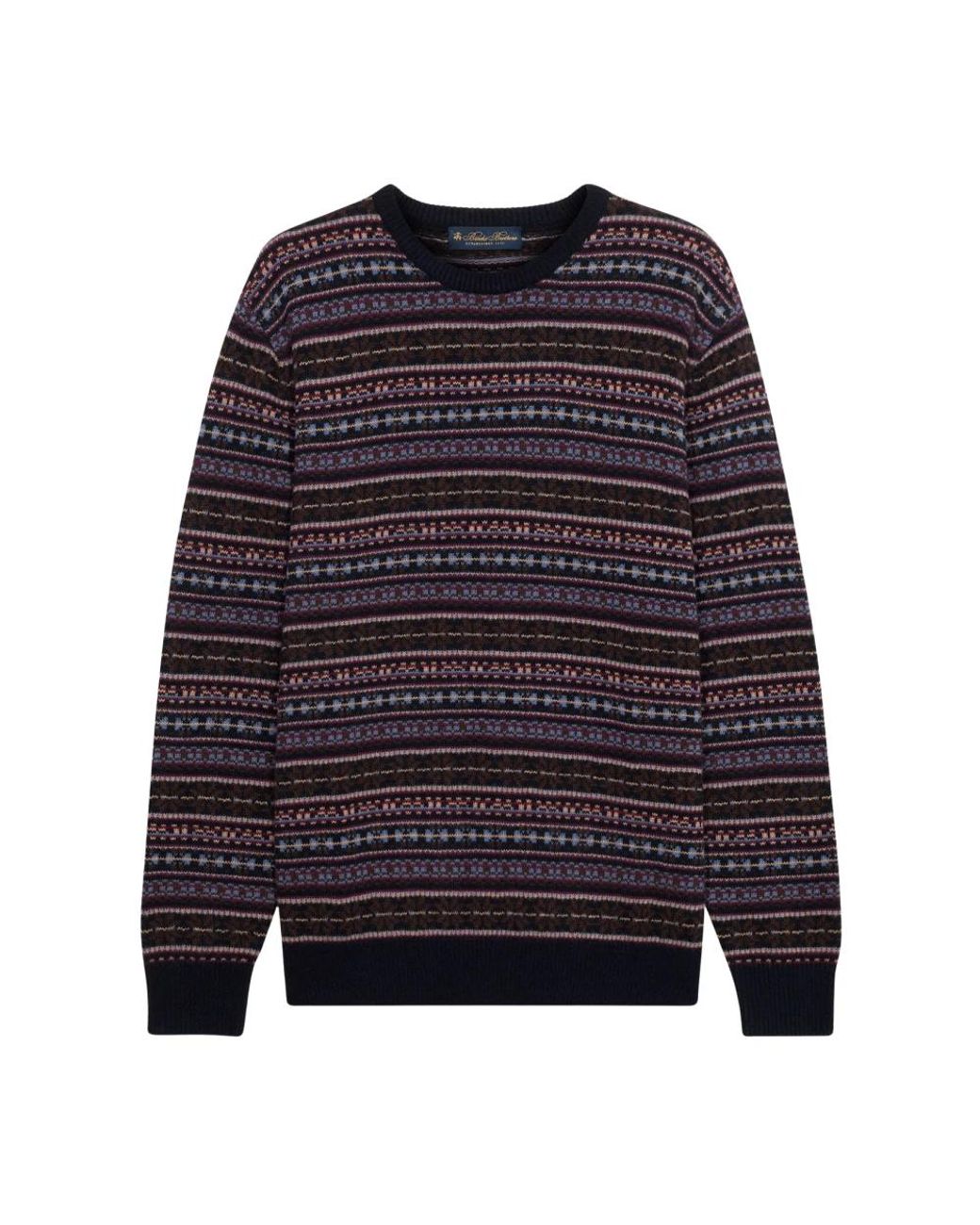 Brooks Brothers Blue Round-Neck Knitwear for men