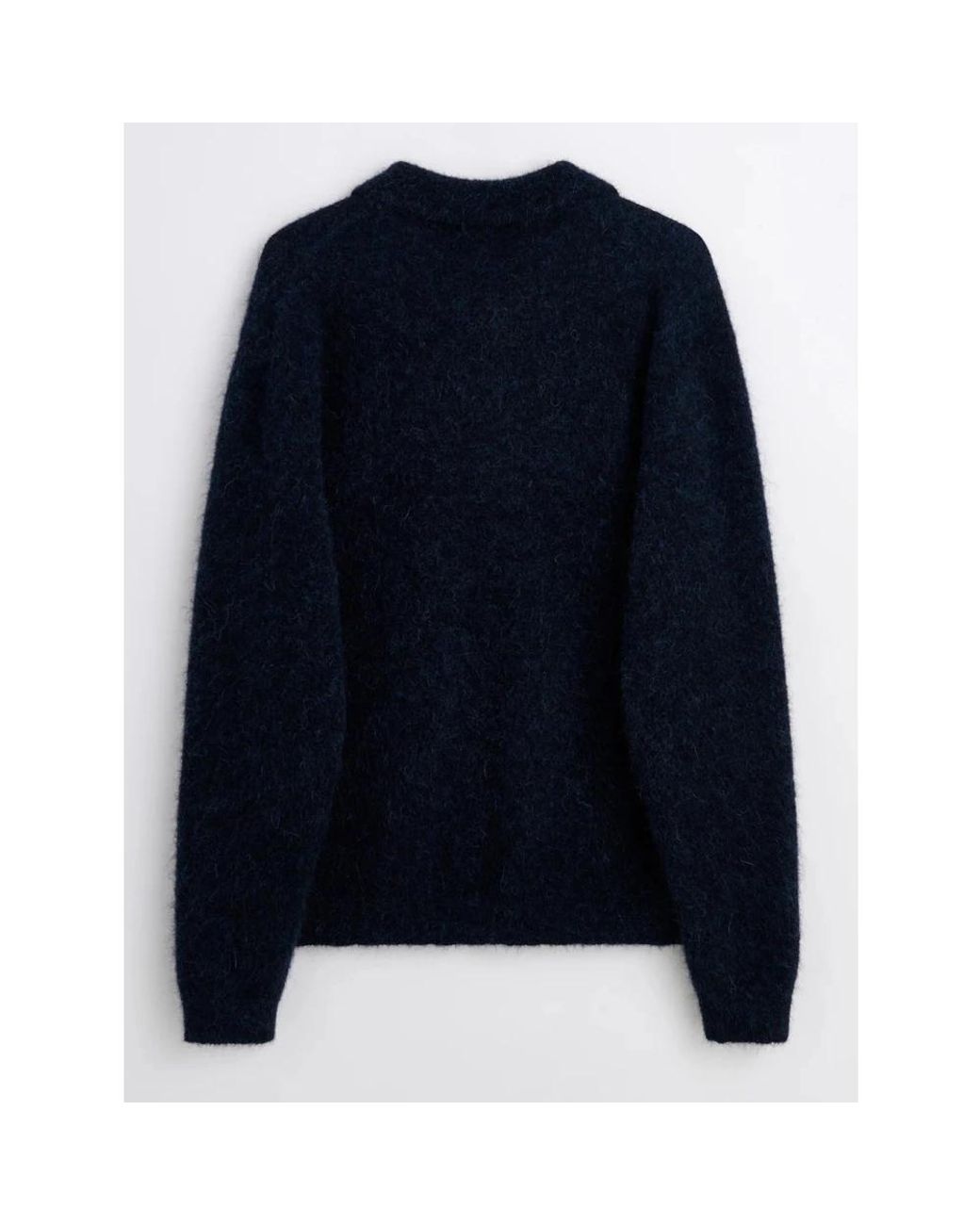 sunflower Blue Round-Neck Knitwear for men