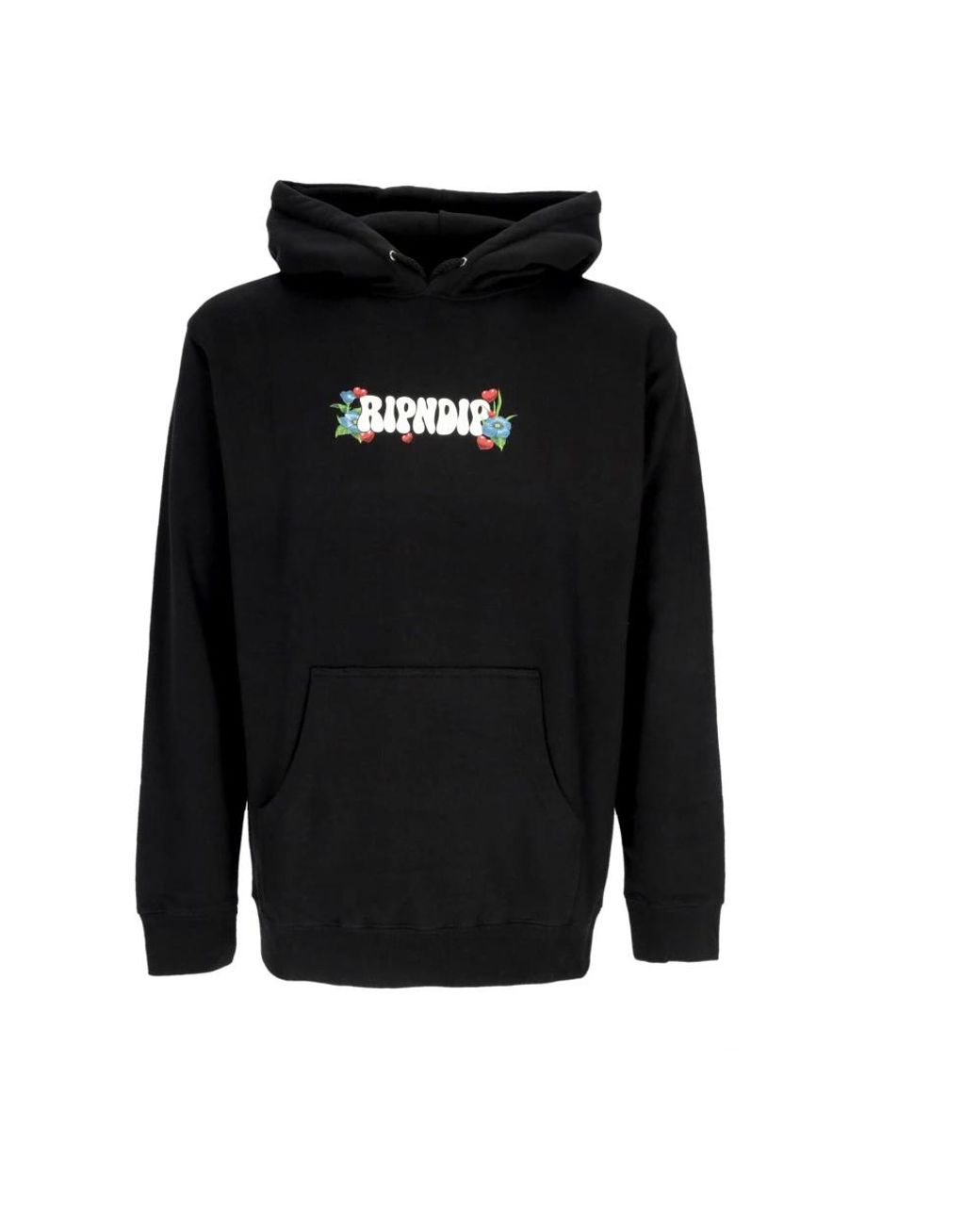 RIPNDIP Hoodies & Sweatvesten ,Zwart ,Katoen Peace Love Hoodie Zwart in het Black voor heren