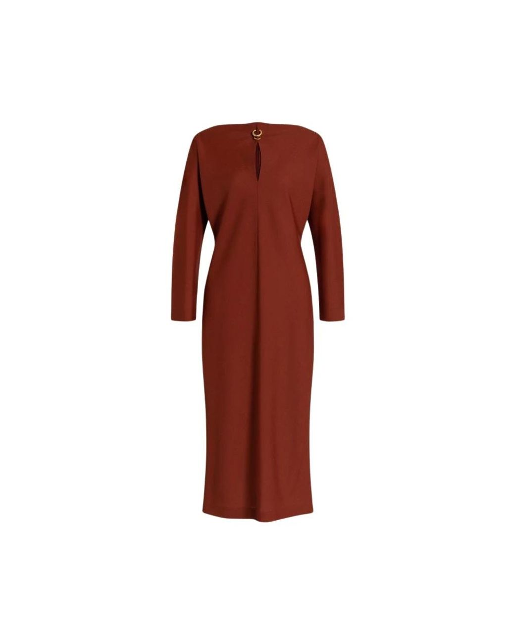 Alberta Ferretti Red Midi Dresses