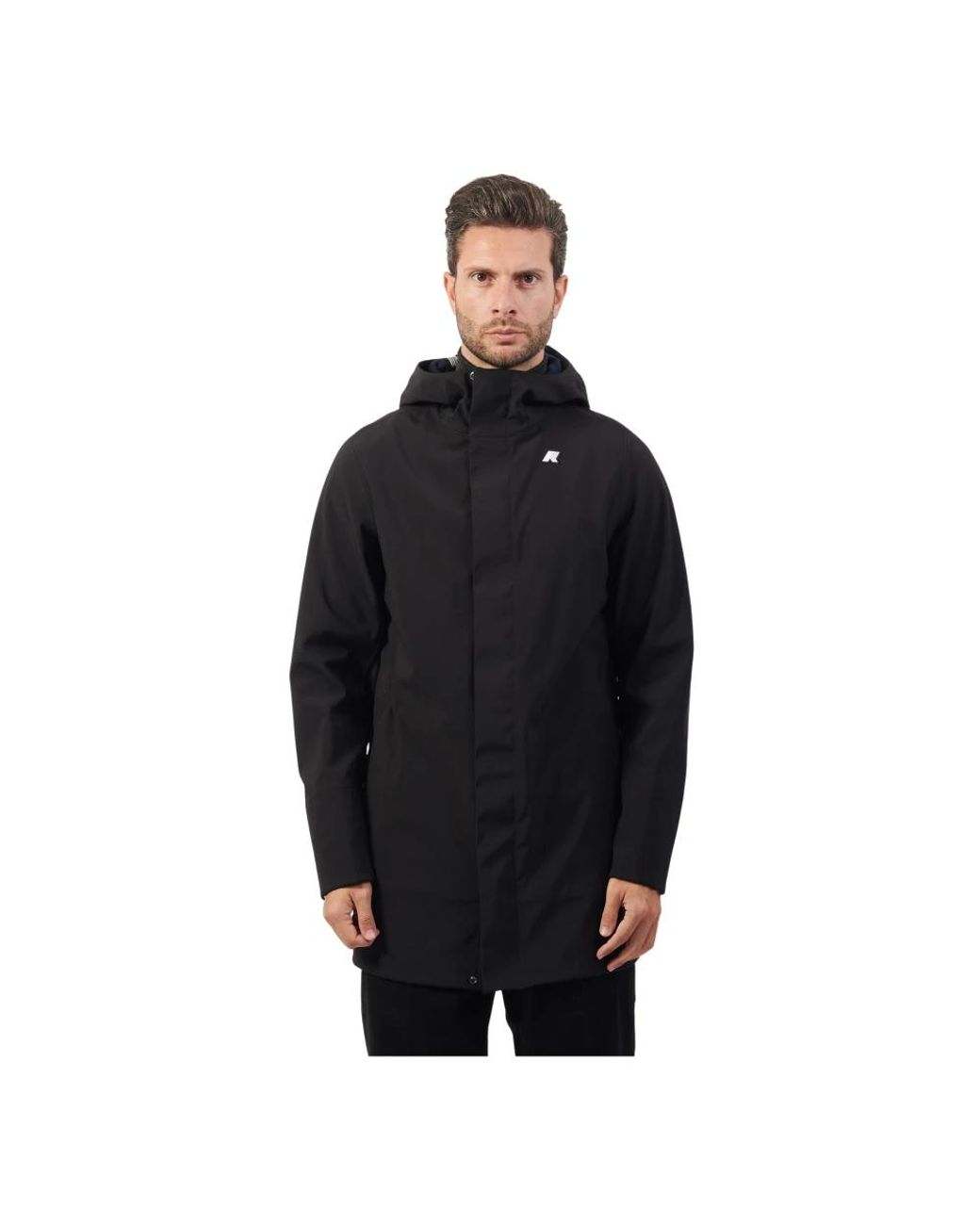 K-Way Black Rain Jackets for men