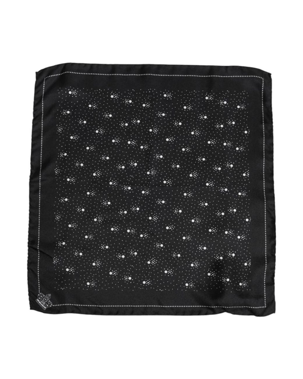 Dolce & Gabbana Black Silk Scarves for men