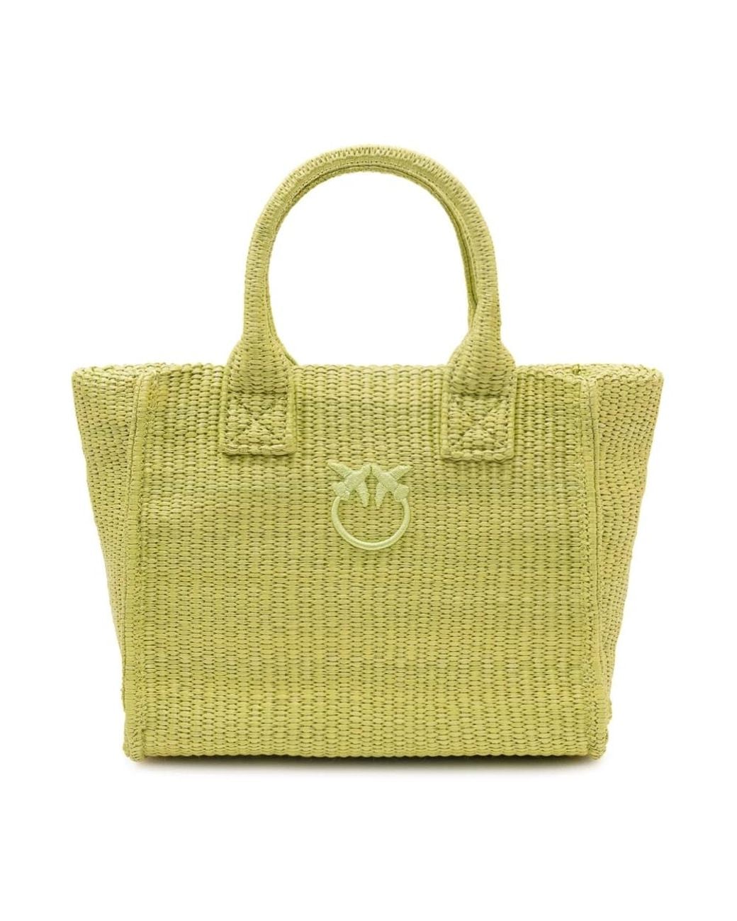 Pinko Green Tote Bags