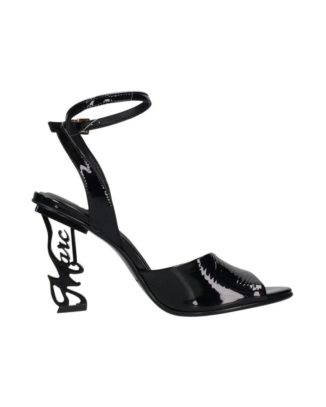 Marc Ellis Black High Heel Sandals
