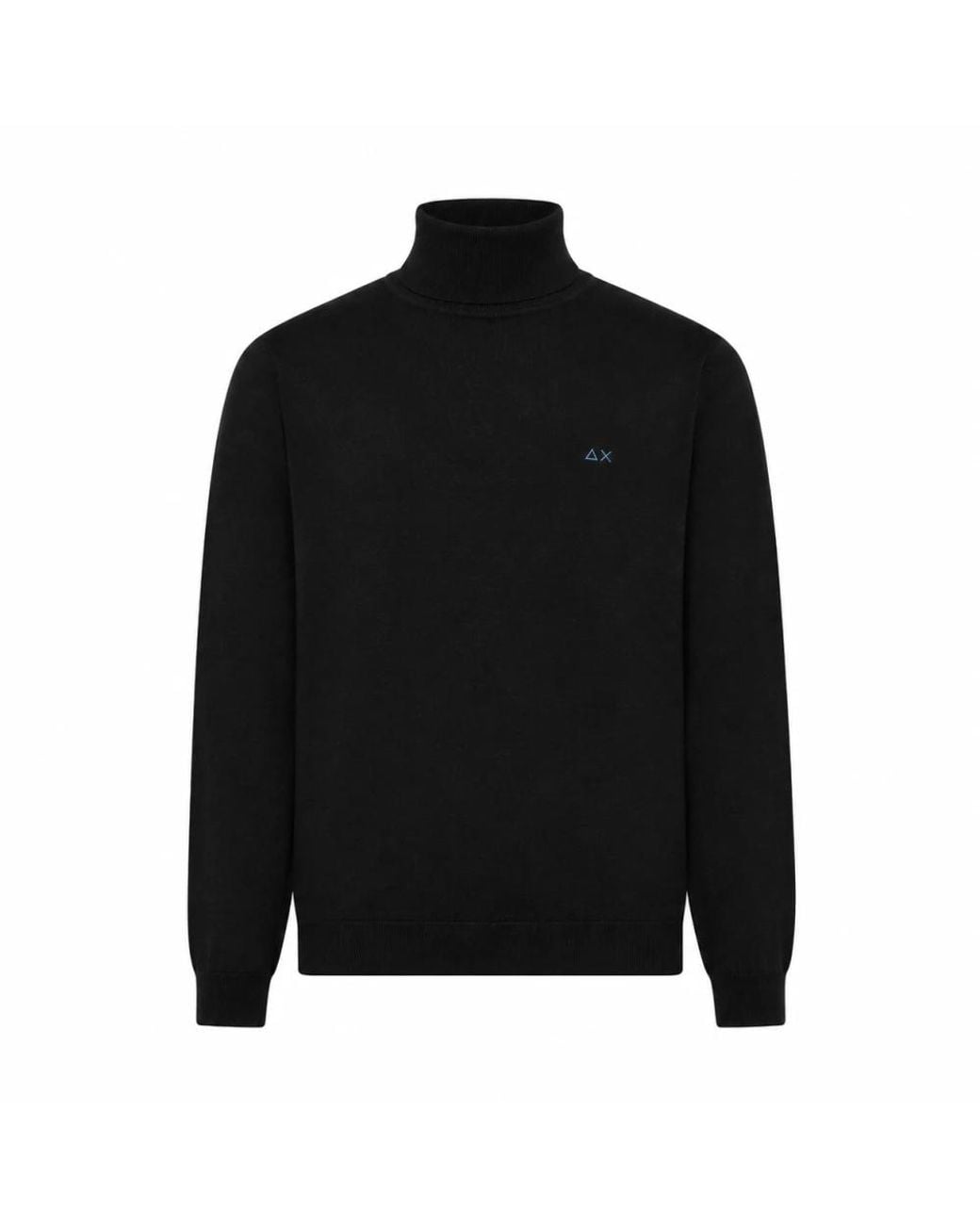 Sun 68 Black Turtlenecks for men