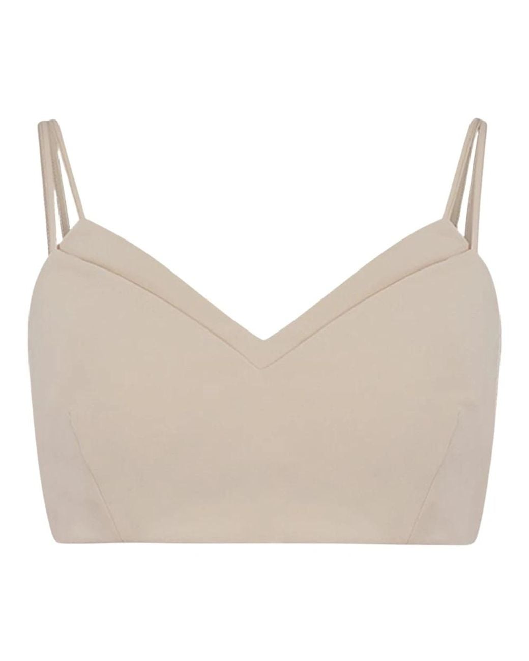 SIMONA CORSELLINI Natural Sleeveless Tops