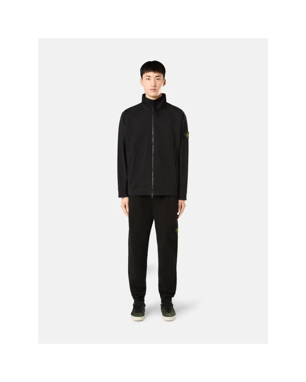 Stone Island Black Sweatpants for men
