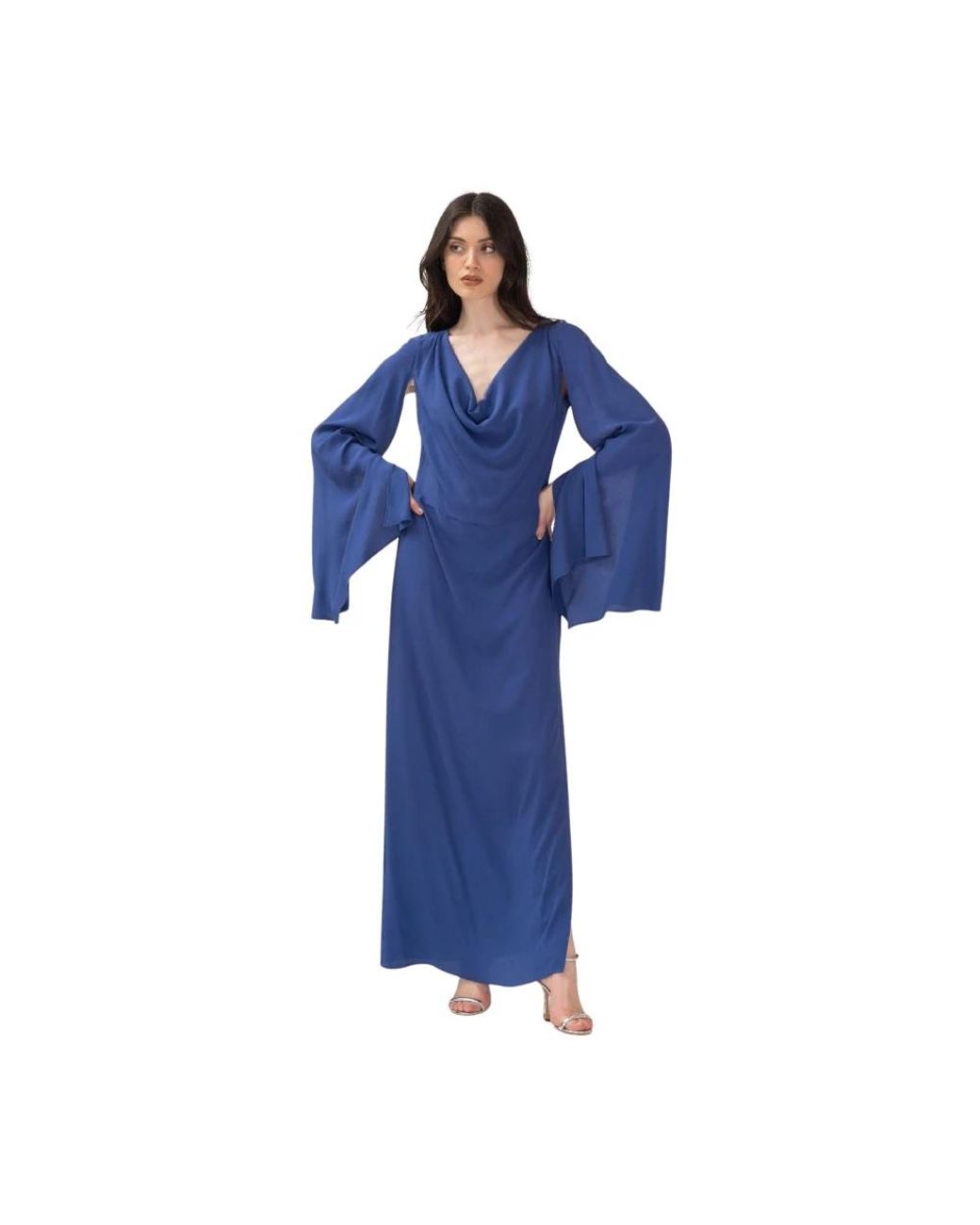 FEDERICA TOSI Blue Maxi Dresses
