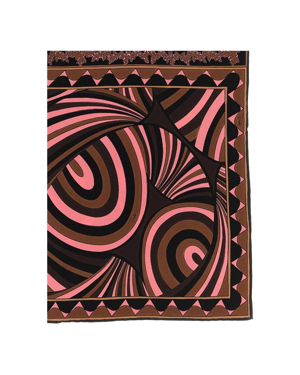 Emilio Pucci Red Silk Scarves