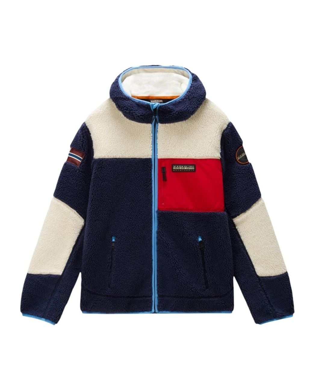 Napapijri Blue Zip-Throughs for men