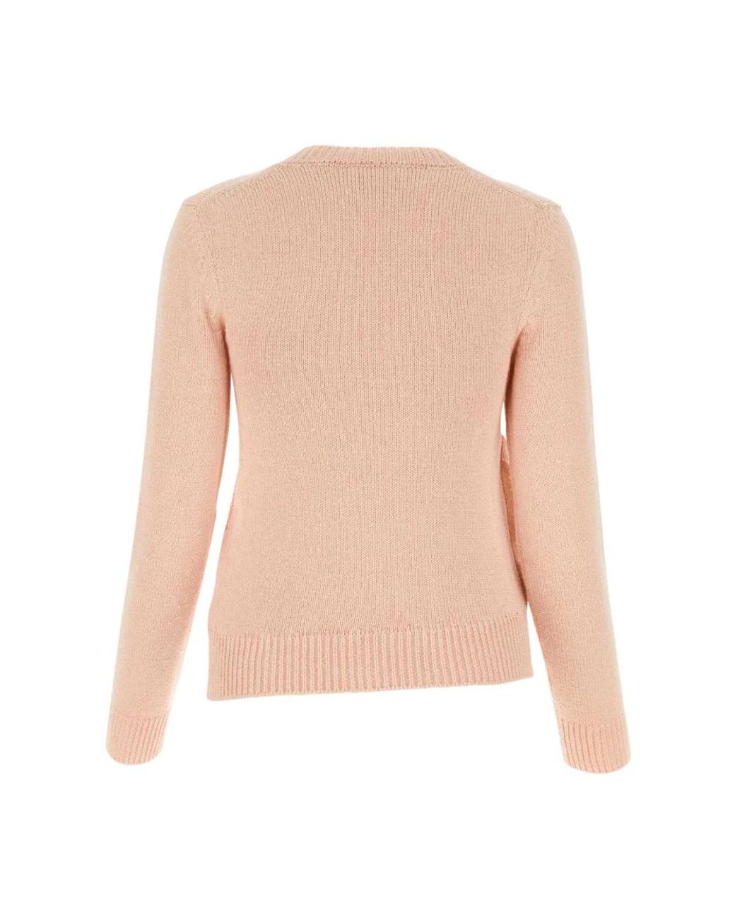 Jil Sander Pink Round-Neck Knitwear