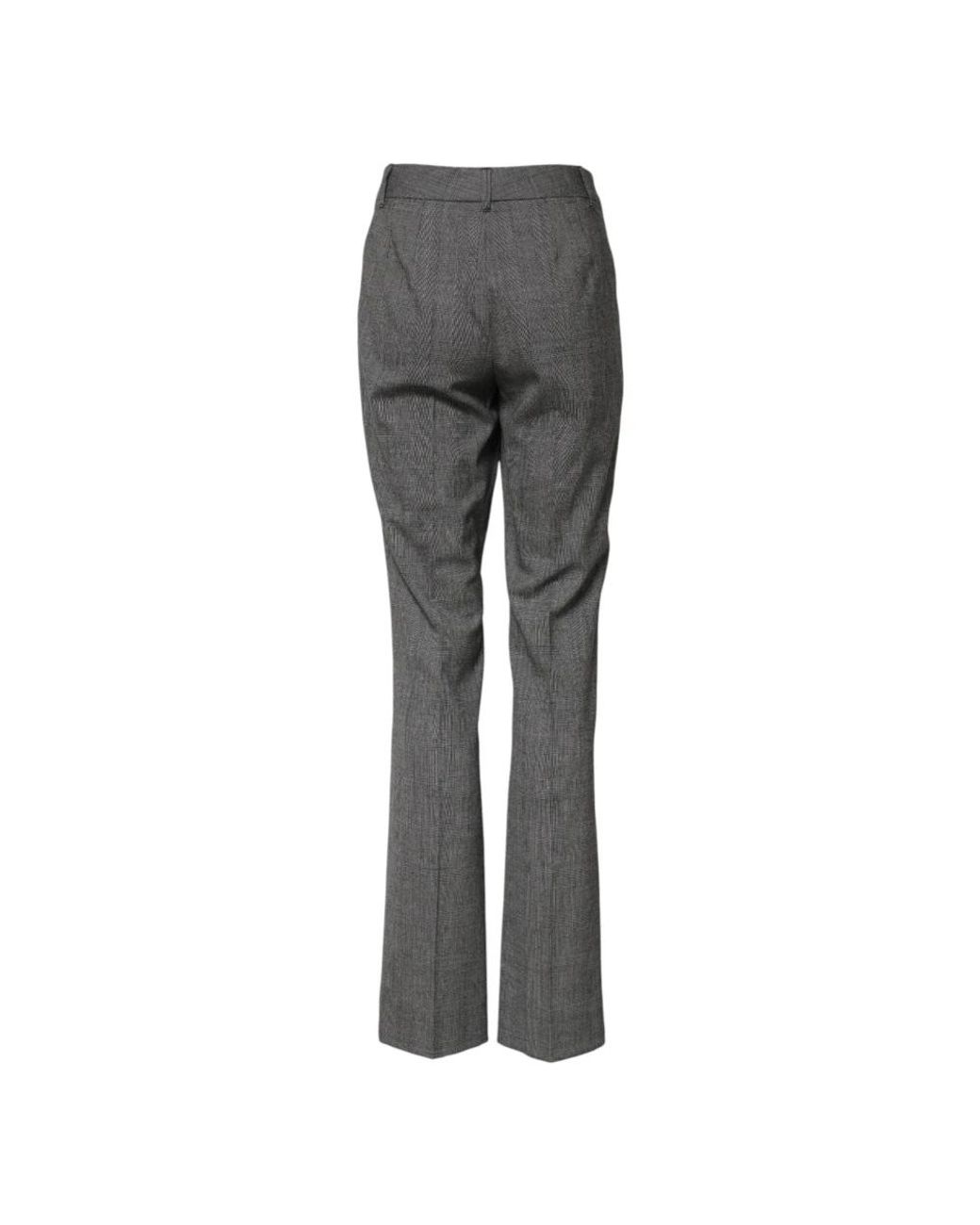 Dolce & Gabbana Gray Slim-Fit Trousers