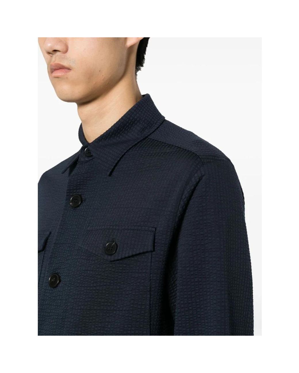 Harris Wharf London Blue Light Jackets for men