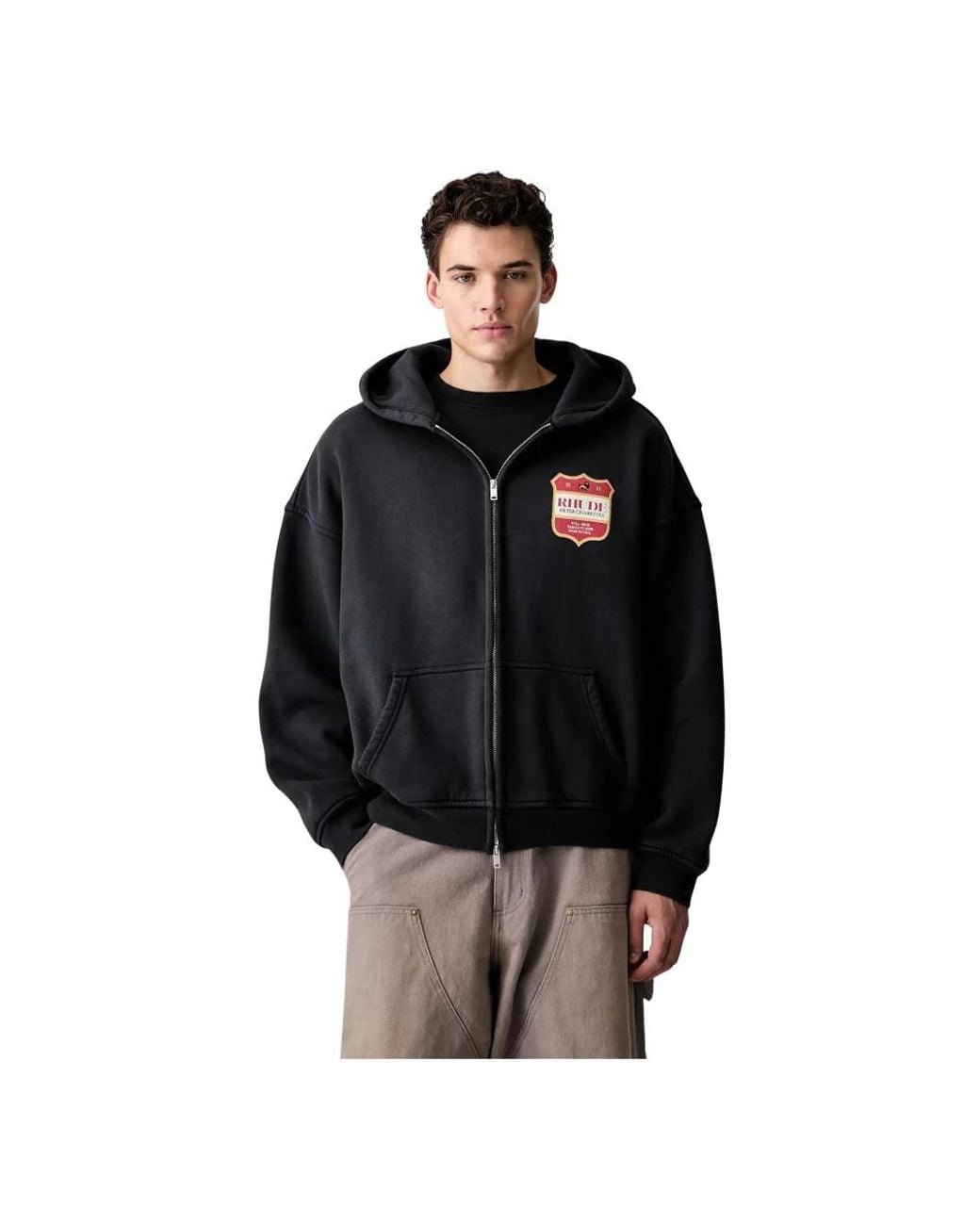 Rhude Zip-Throughs in het Black voor heren