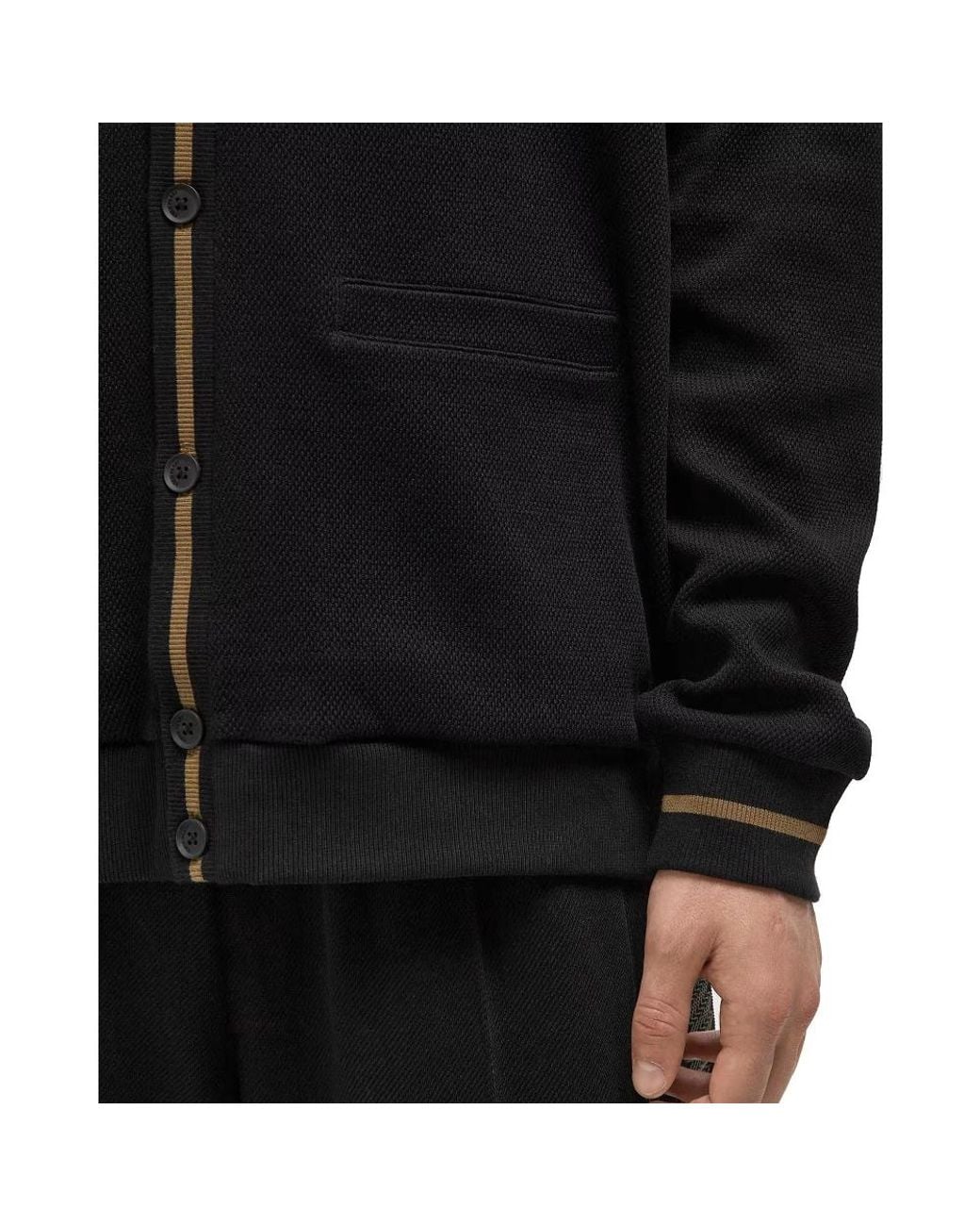 Cardigans Fred Perry pour homme en coloris Black