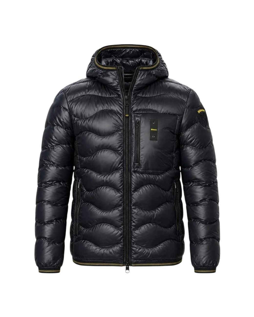Winter Jackets Blauer pour homme en coloris Black