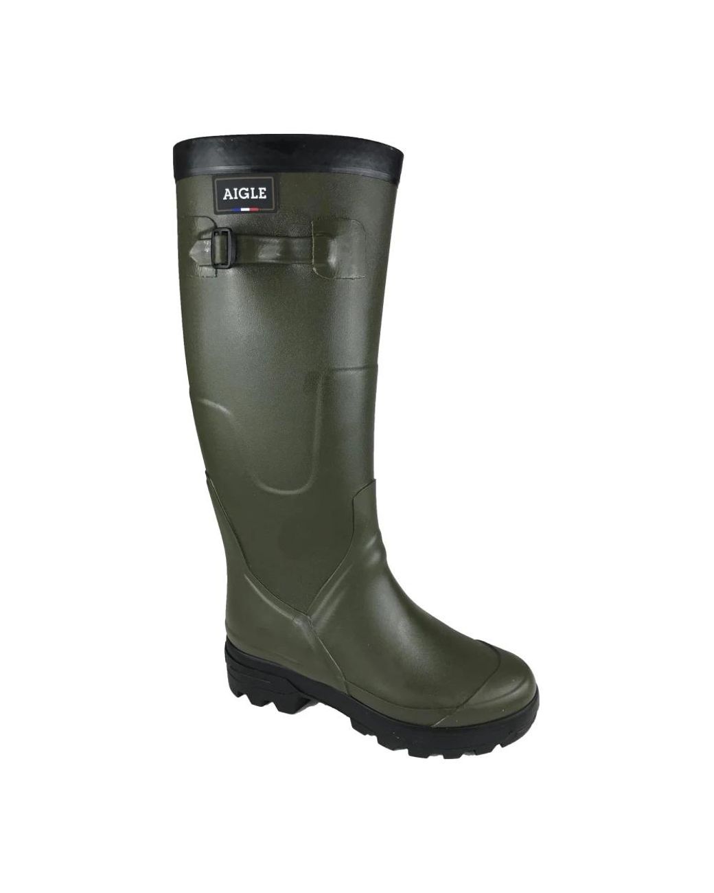 Aigle Buitenlaarzen Voor Brede Kalveren in het Green