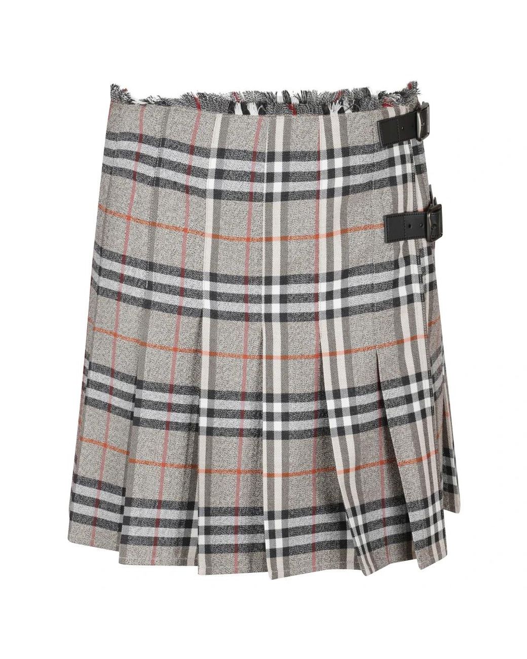 Burberry Gray Short Skirts