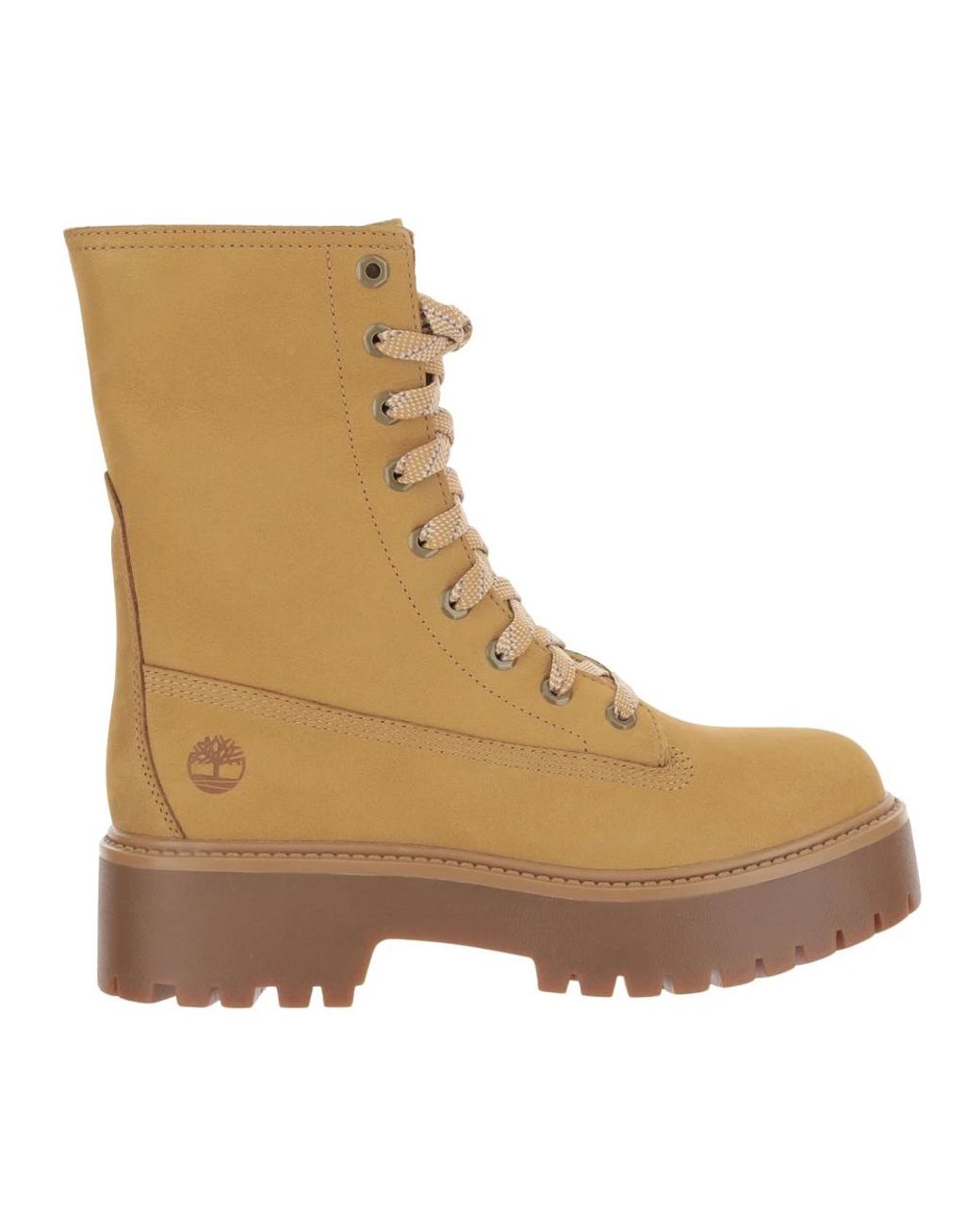 Timberland Brown Lace-Up Boots