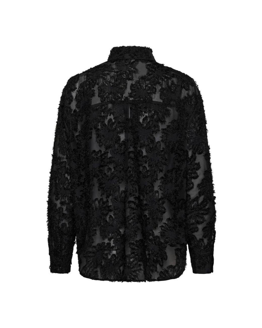 Shirts Kaffe de color Black