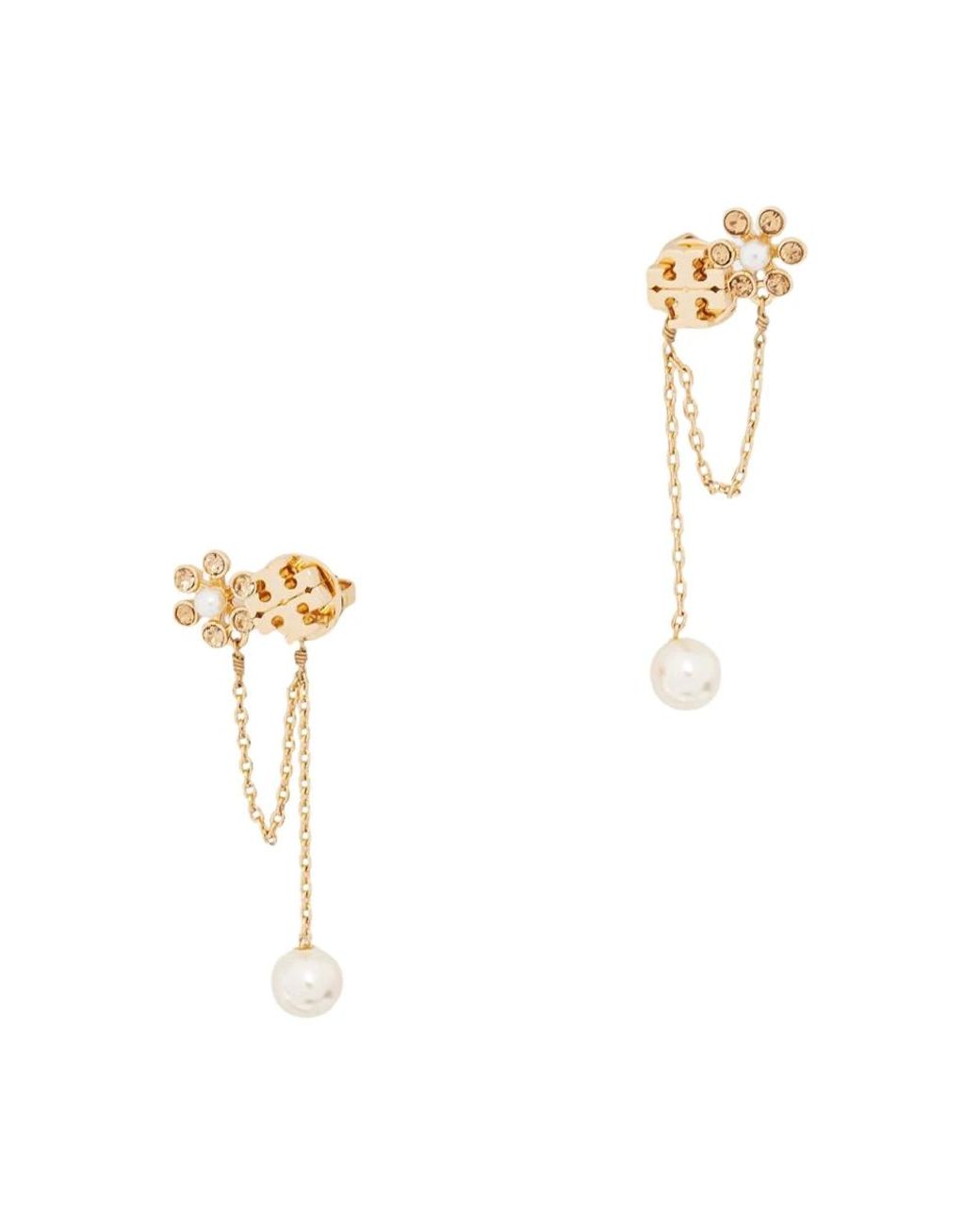 Earrings di Tory Burch in Metallic