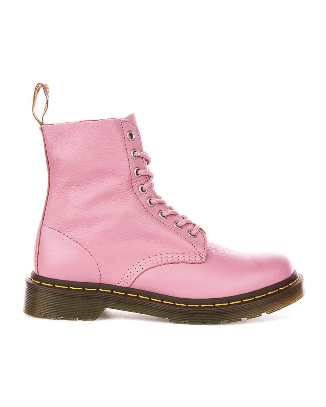 Dr. Martens Pink Lace-Up Boots