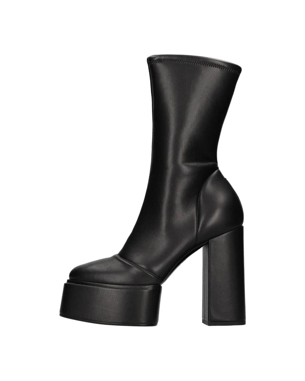 3Juin Black Heeled Boots