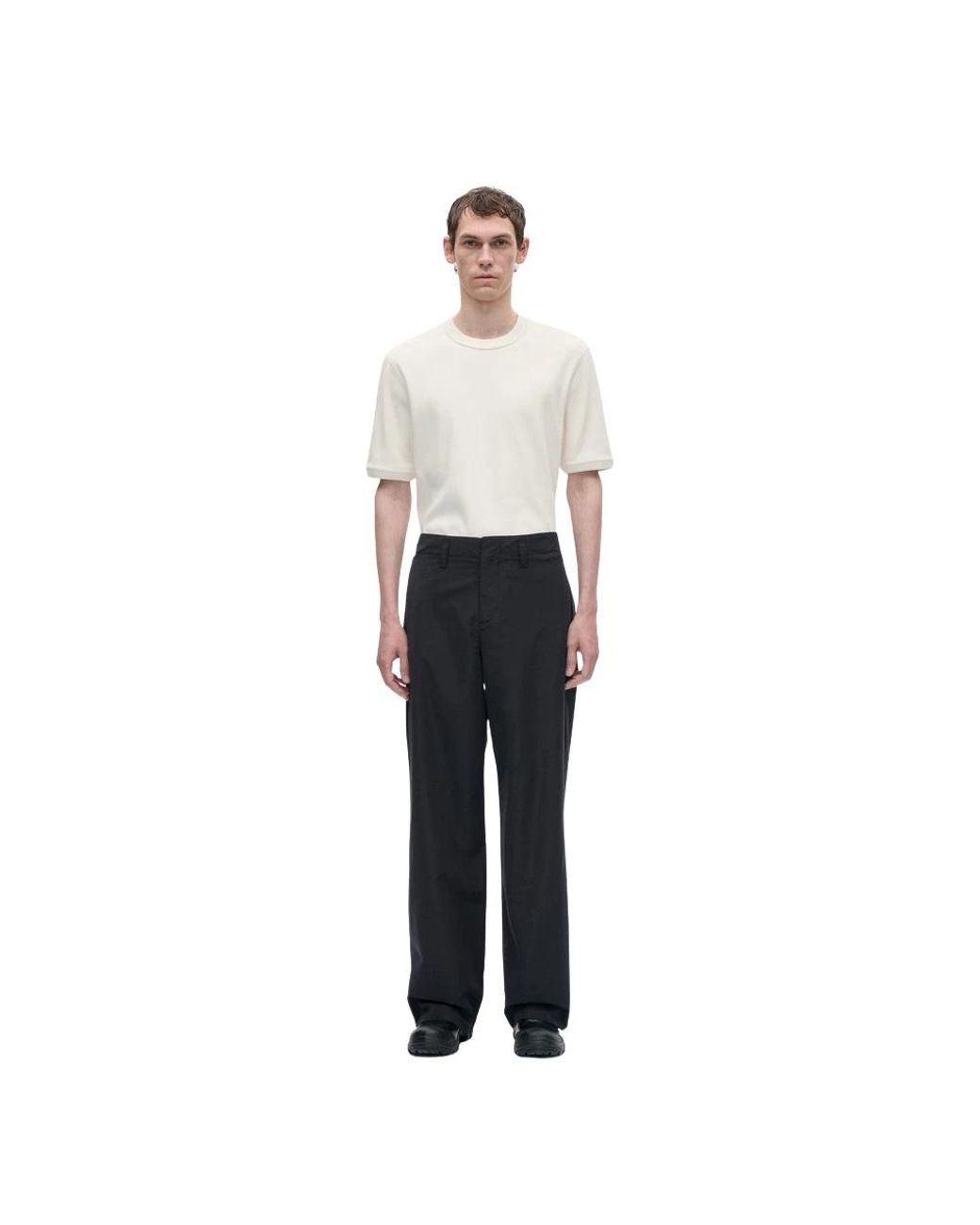 BERNER KUHL White Wide Trousers for men