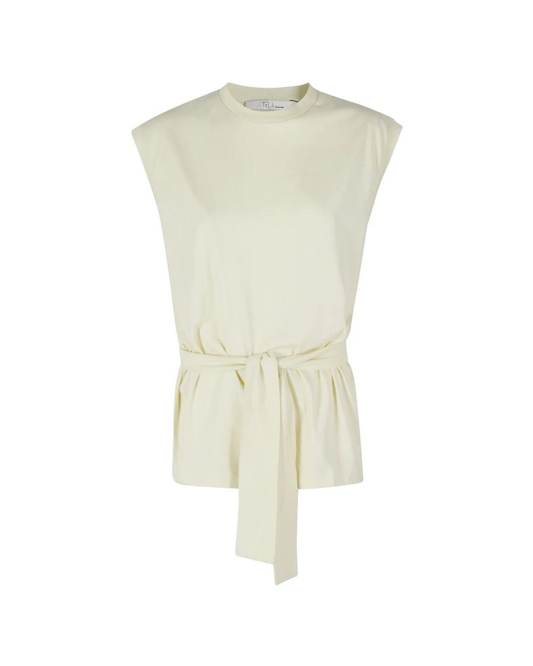 Tela Natural Sleeveless Tops