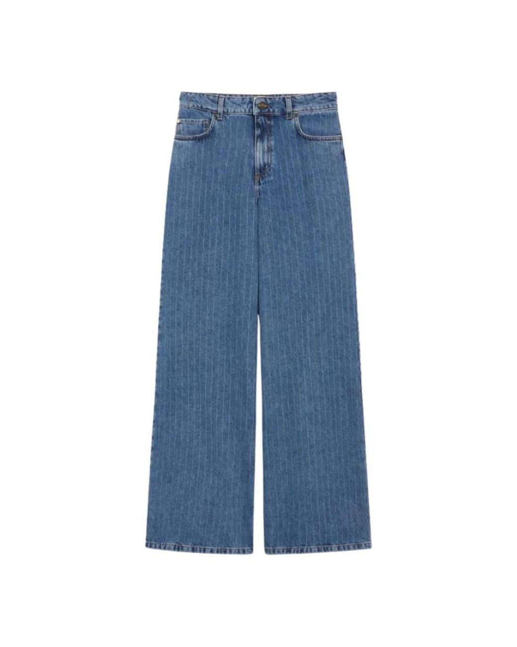 iBlues Blue Wide Jeans