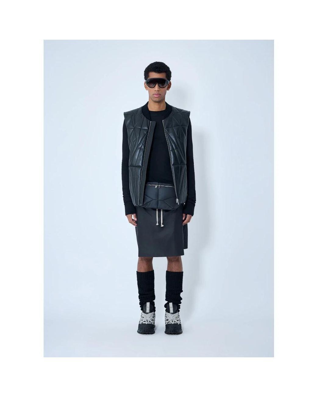 Moncler Blue Waistcoats for men