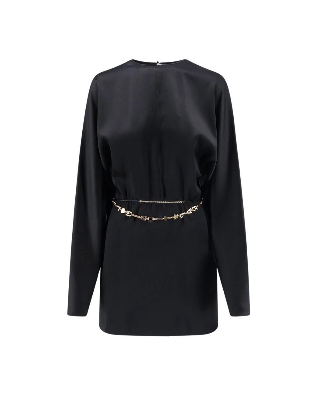 Saint Laurent Black Short Dresses