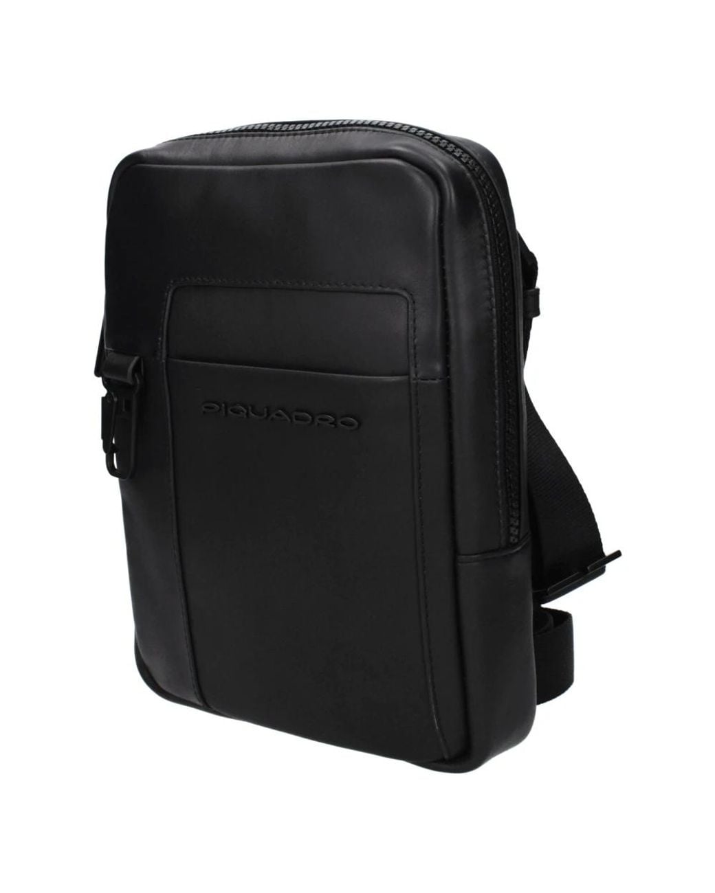 Piquadro Black Cross Body Bags for men