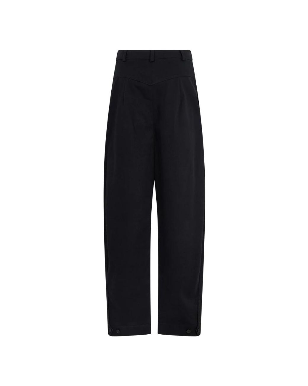 Alberta Ferretti Black Tapered Trousers