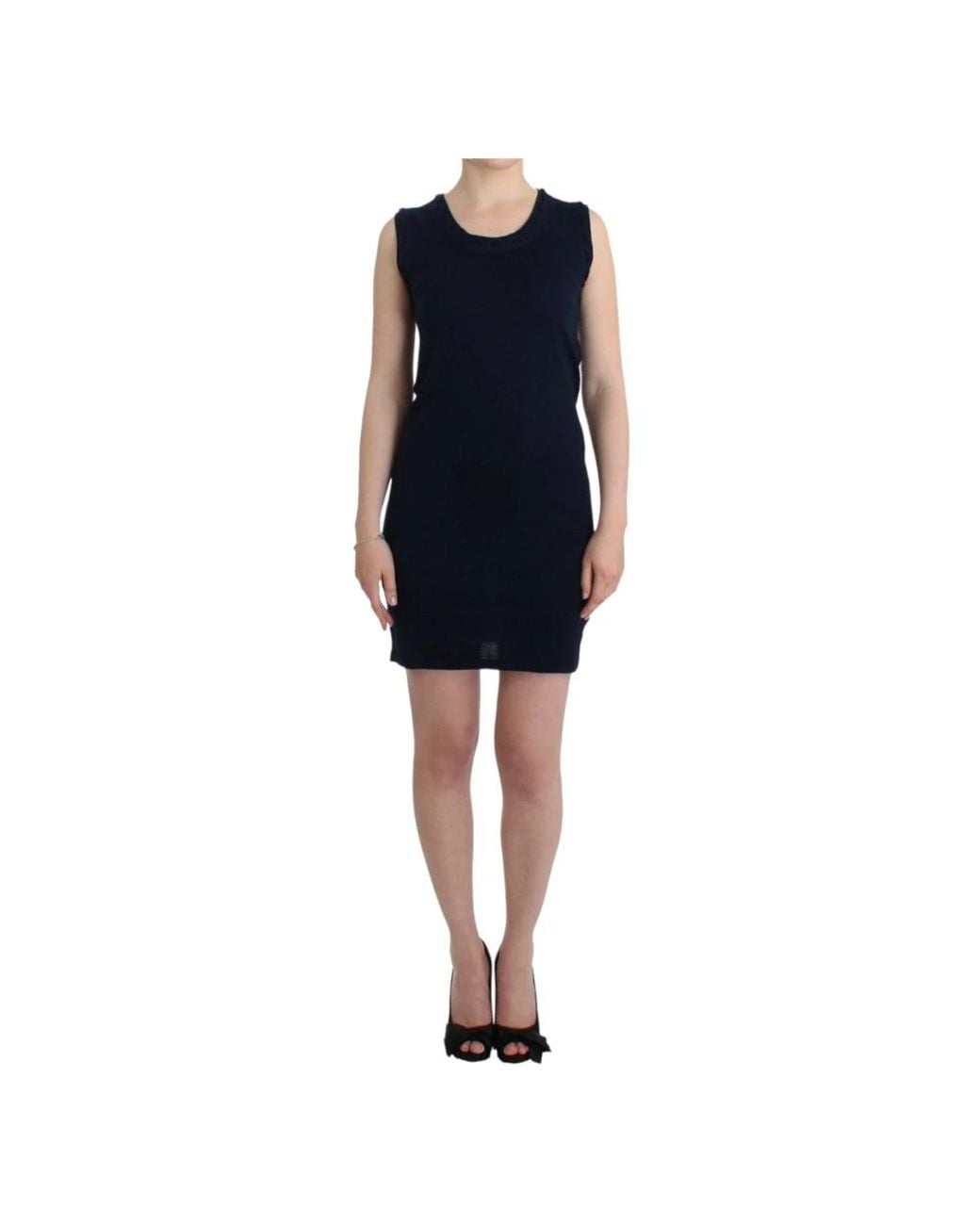 John Galliano Blue Short Dresses