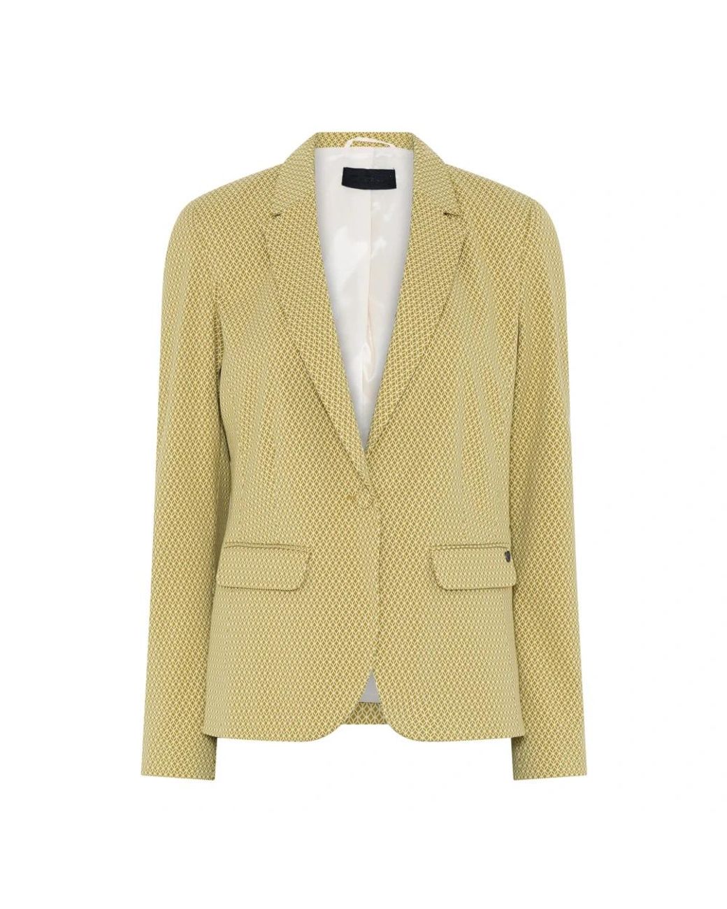 Cro Jassen ,Geel ,Leer Blazers in het Yellow