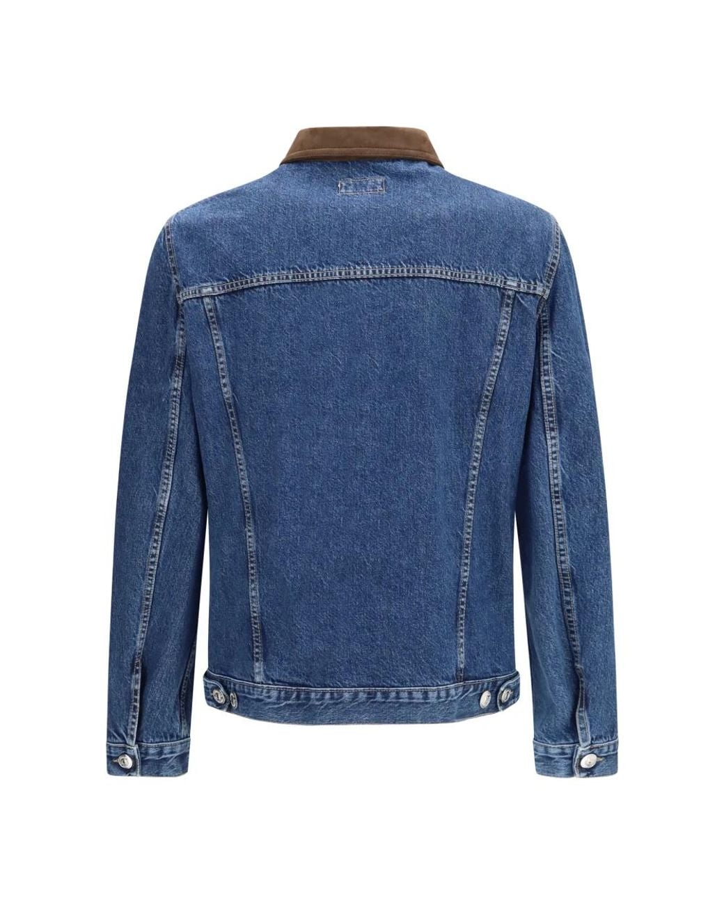Denim Jackets Brunello Cucinelli de hombre de color Blue