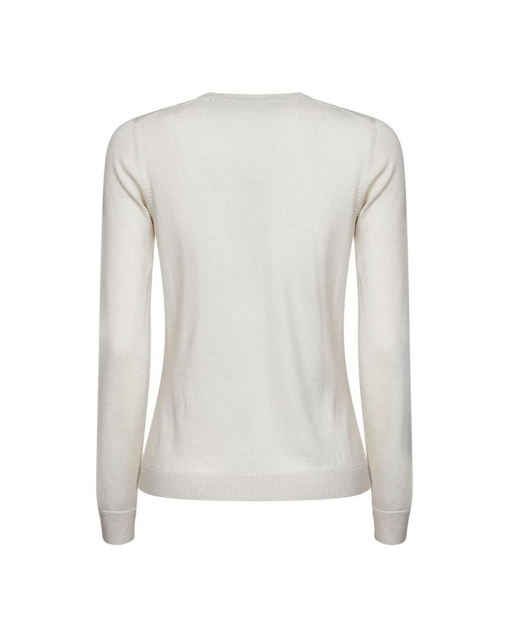 Blanca Vita Gray Round-Neck Knitwear