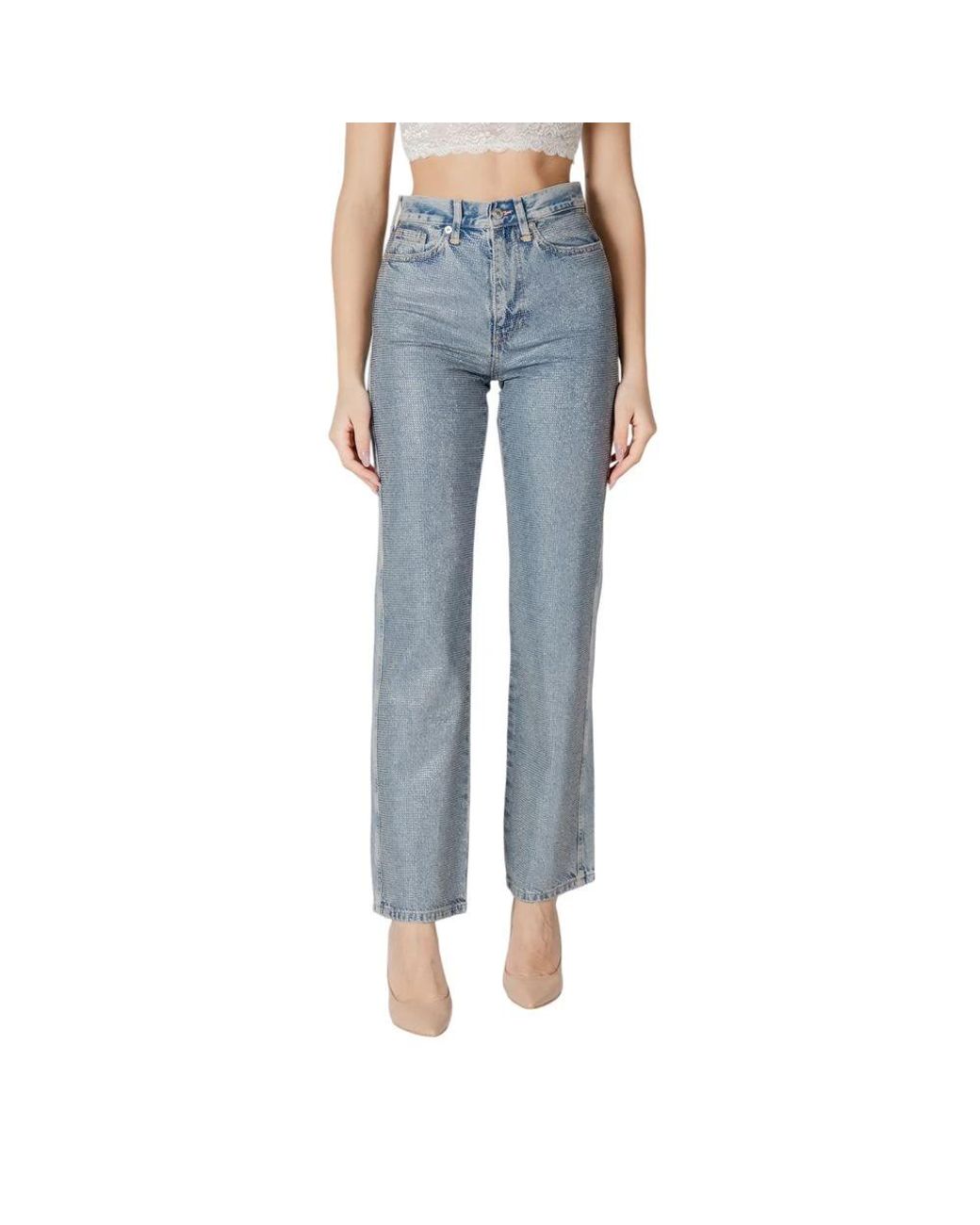 ONLY Blue Straight Jeans