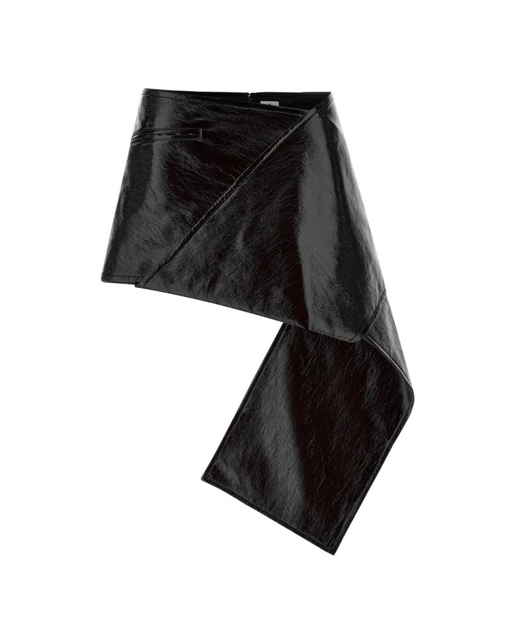 Courreges Black Short Skirts