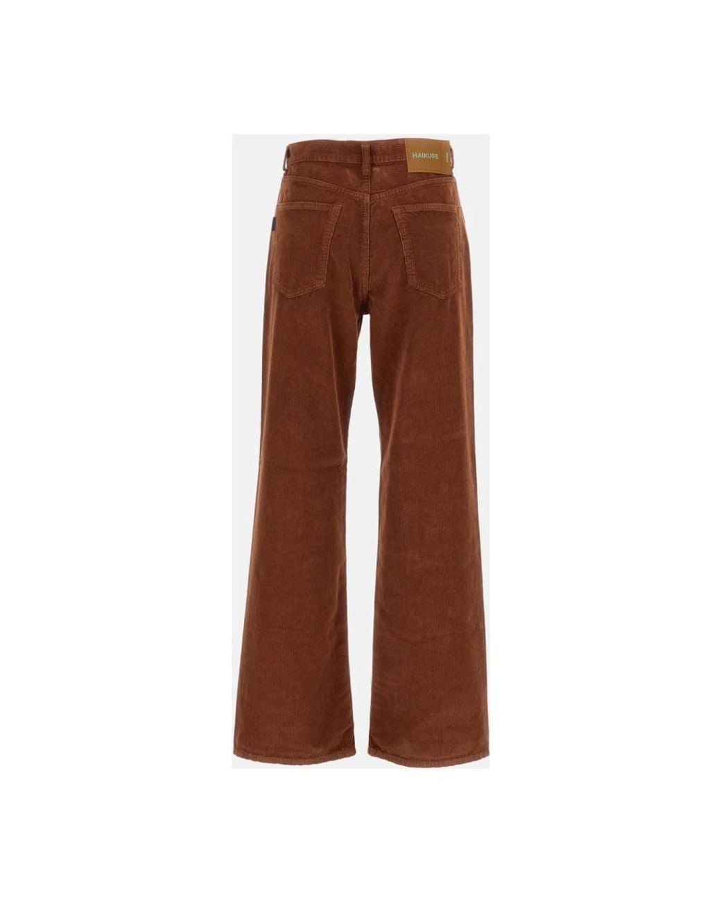 Haikure Brown Wide Jeans