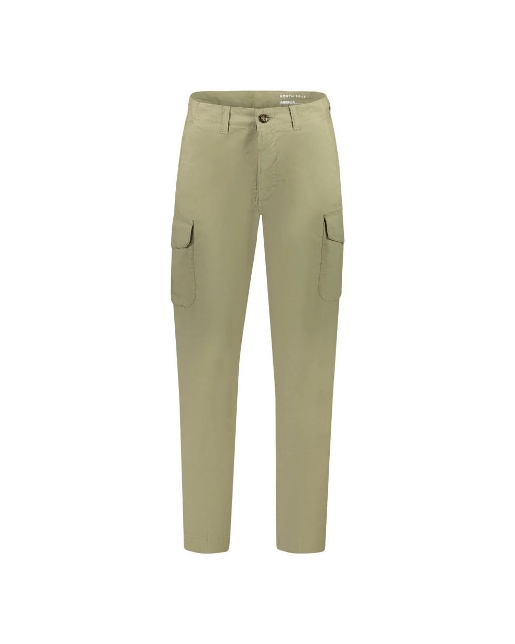 North Sails Green Slim-Fit Trousers for men