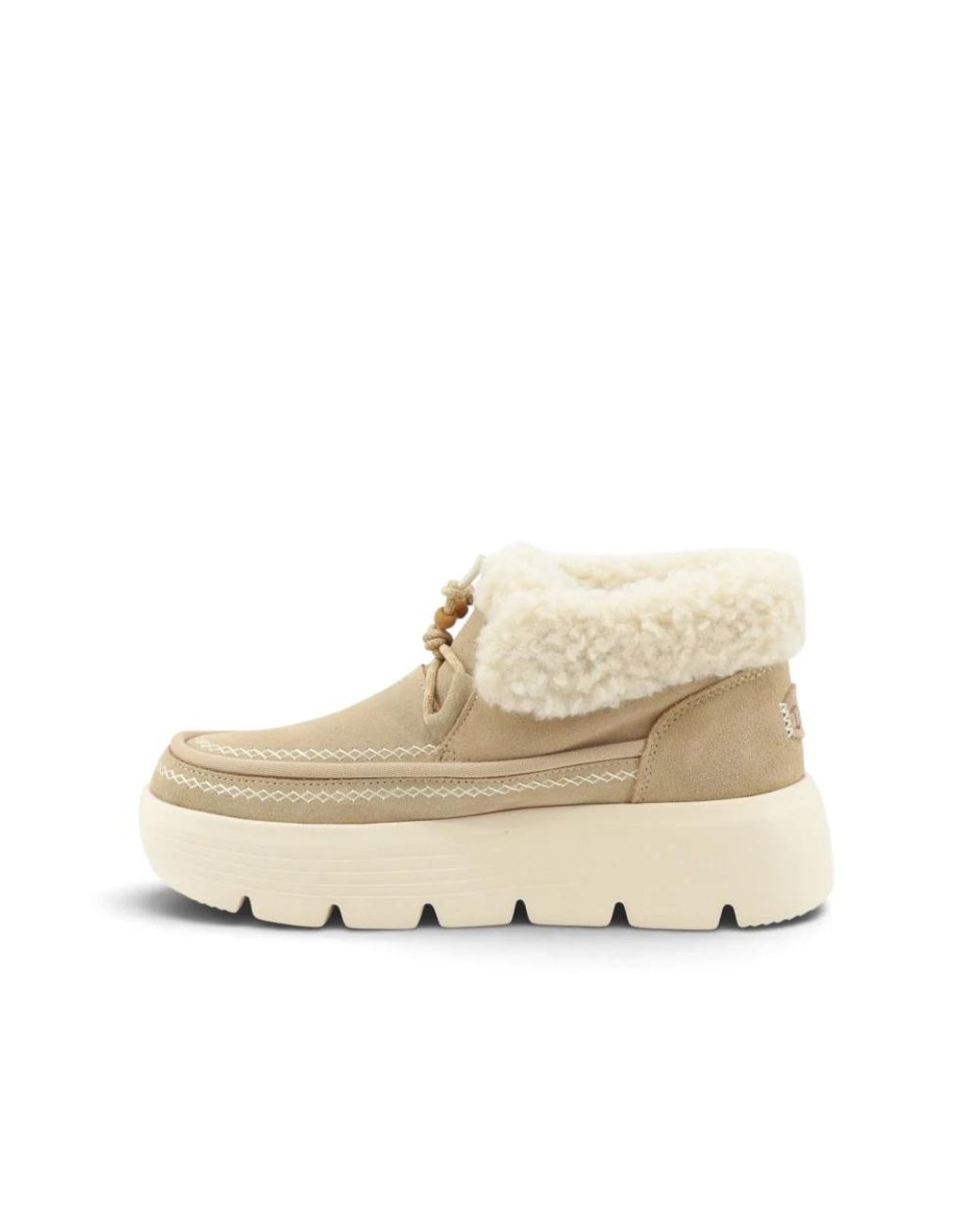 HeyDude Natural Ankle Boots