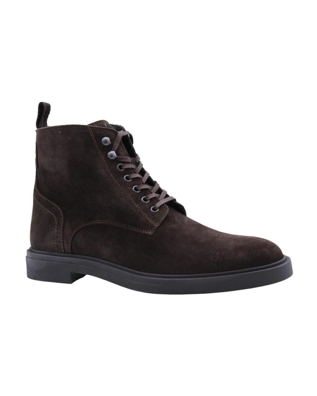 Boss Black Lace-Up Boots for men