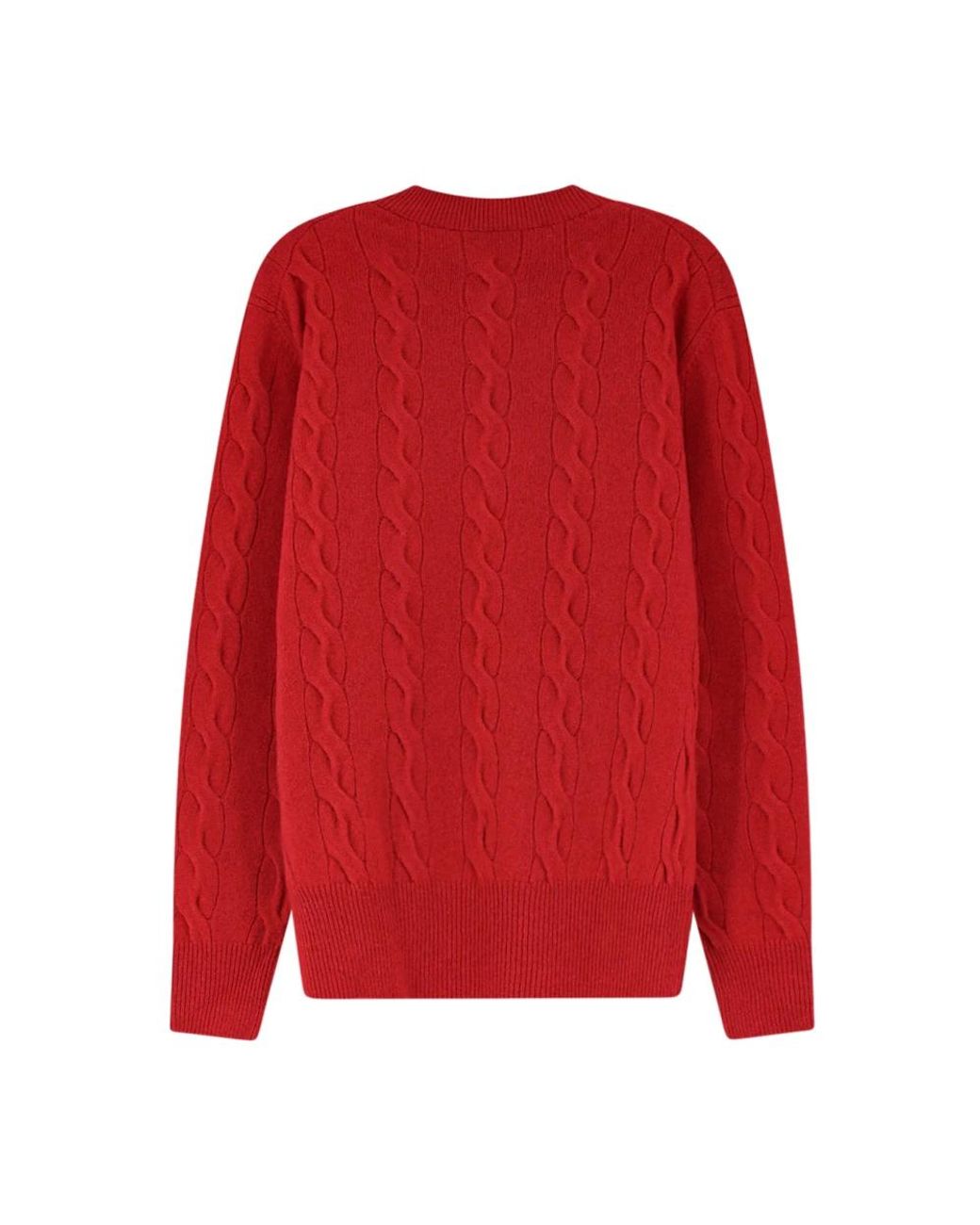 AMI Round-Neck Strickwaren in Red für Herren